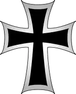 ドイツ騎士団の十字の1つ（チュートン騎士団のマントに描かれた十字章）