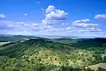 ホッローケー村北側の山地