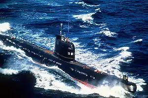 キューバ海軍のフォックストロット型潜水艦
