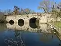 イギリスオックスフォードシャーのen:Culham Bridge。1416年に造られた石橋。