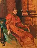 「赤い服の女」(1893)