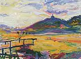「プレッツフェルト近くの風景」(1906/07)