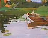 「ボートの中の少女」(1897/98)