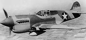 P-40K-1-CU 42-46051号機(USAAF、1940年代撮影)