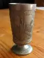 錫引きのカップ