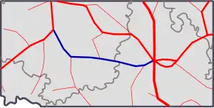 チェコ鉄道の路線番号240の区間
