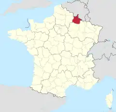 Ardennesの位置