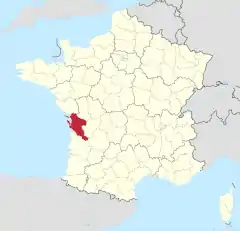 Charente-Maritimeの位置