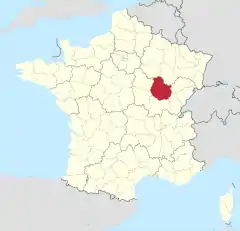 Côte-d'Orの位置