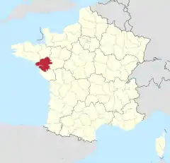 Loire Atlantiqueの位置