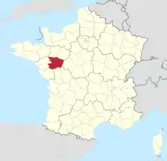 Maine-et-Loireの位置