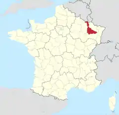 Meurthe-et-Moselleの位置