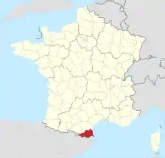 Pyrénées-Orientalesの位置