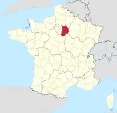 Seine-et-Marneの位置