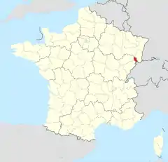 Territoire de Belfortの位置