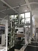 会場から見える栗の木。