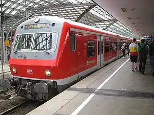 ライン＝ルールSバーンのX-Wagen制御客車（ケルン中央駅）