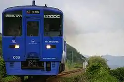 快速シーサイドライナーに使われていた気動車(JR九州キハ200系)