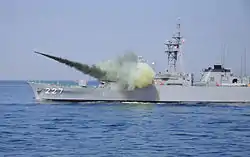 平成21年度観艦式予行にて