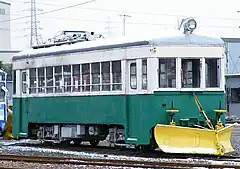 デ5010 除雪用でラッセルヘッドを装備（2008年）