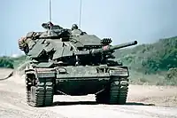 ERAを装着したアメリカ海兵隊のM60A1 RISE