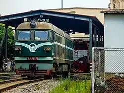 田集車両基地構内