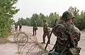 ノースカロライナ州での軍事演習に参加するスロバキア軍兵士(1996年)