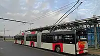 後方（プラハ・トロリーバス）（2023年撮影）