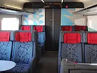 参考:客室デザインの範となったDSB MF型気動車の客室