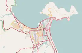 ソンチャ山の位置(ダナン市内)