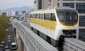 3号線のモノレール