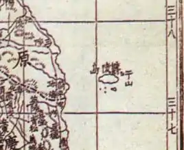 官撰『大韓地誌』（1899）「大韓全図」（部分）