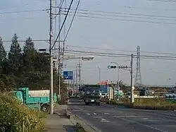 台交差点（西側から。2009年10月）