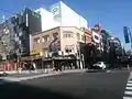長者町通りに面した第3イセビル。かつては角に時計台があった