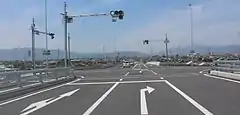 大垣市側の岐阜県道232号今尾大垣線との西交差点