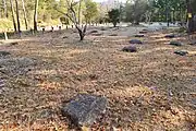 紫香楽宮跡内裏野地区 北面僧坊跡（2017年12月）