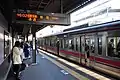 上り線ホーム(2018年2月24日)