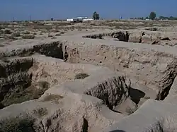 デナウ付近のダルヴェルジン・テペ遺跡