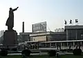 新駅舎移行前の丹東駅