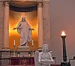 ベルテル・トルヴァーセン作『コペンハーゲン・ノートルダム大聖堂の大キリスト像』（1838年）