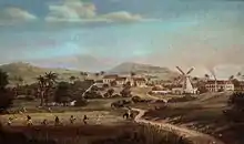 デンマーク領西インド諸島の風景, c.1850