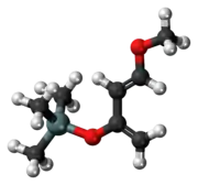 Ball-and-stick model of Danishefsky's diene{{{画像alt2}}}