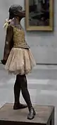 『14歳の踊り子(衣装をつけた小さな踊り子)』(1879年-1881年)ドガ