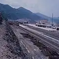移転直後の駅（1985年6月）