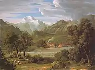 ラウターブルンネンの風景