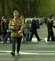 式典に出席するソビエト連邦の退役軍人