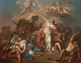 ジャック＝ルイ・ダヴィッド, Apollo and Artemis attacking the twelve children of Niobe, 1772