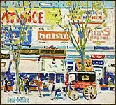 "Billboards"(1912) カナダ国立美術館蔵