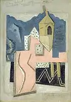 1922: "Steeple and Street" (Hirshhorn Museum and Sculpture Garden, Washington, DC.)