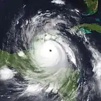 ハリケーン・ディーン（8月21日）